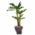 thumbnail image 1 of Vintage Home Artificial Faux Real Touch 70" Tall Banana Tree With Burlap Kit And Fiberstone Planter, 1 of 3