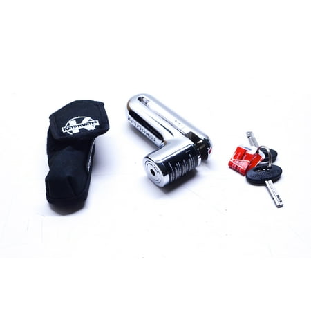 Kryptonite 57-9720 Chrome Kryptolok Disc Lock NOS