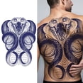 thumbnail image 3 of Tatuajes Marcador Corporal Temporales Espalda Completa Patrón Terror para Adultos Y, 3 of 9