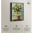thumbnail image 2 of Lemon Orchard Duet Canvas Lemon Wall Art by Art Remedy, Black Frame, 16" x 24", 2 of 7
