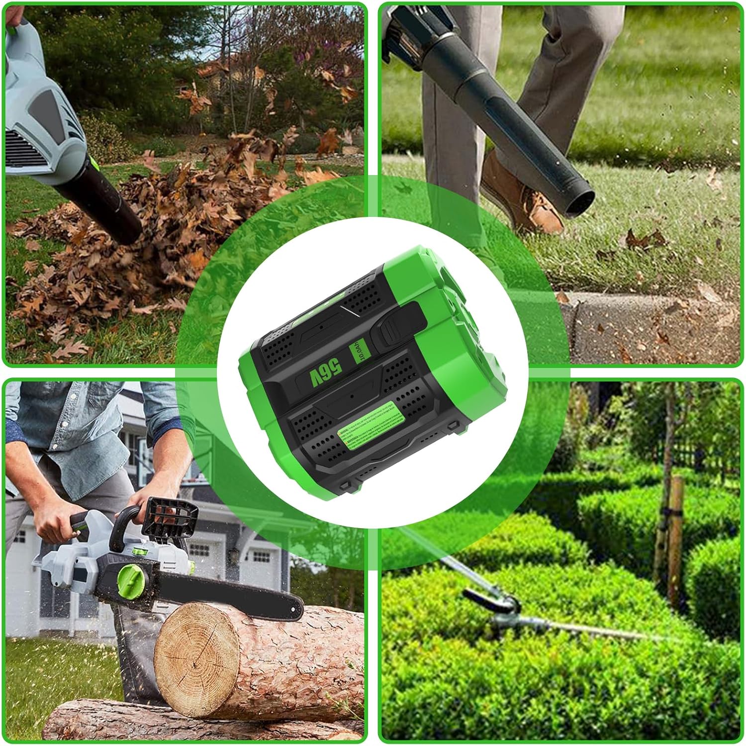 BA2800T 10.0AH Replacement for EGO 56V Battery BA2800 BA4200 BA1400T BA1400 Compatible with EGO 56 Volt Lawn Mower Leaf Blower Chainsaw Tools