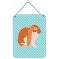 thumbnail image 1 of Carolines Treasures BB8136DS1216 English Lop Rabbit Blue Check Wall or Door Hanging Prints, 1 of 1
