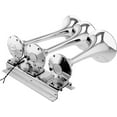 thumbnail image 3 of Vixen Horns Train Horn Kit for Trucks/Car/Semi. Complete Onboard System- 200psi Air Compressor, 3 Gallon Aluminum Tank, 3 Trumpets. Super Loud dB. Fits Vehicles like Pickup/Jeep/SUV VXO8330APRO/3418C, 3 of 10