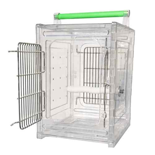 clear bird carrier