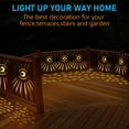 thumbnail image 4 of Solar Fence Lights Outdoor Waterproof Solar Powered Wall Lights​ for Yard Deck Garden Patio Lighting Decoration (8 Pack), 4 of 9
