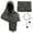 Dark Green, variant on Tattered Cape Shawl Court Bohemian Layering Piece Long Black Dress Gothic