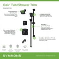 thumbnail image 4 of Symmons 569615TRM Oak Tub And Shower Trim Package - Chrome, 4 of 7