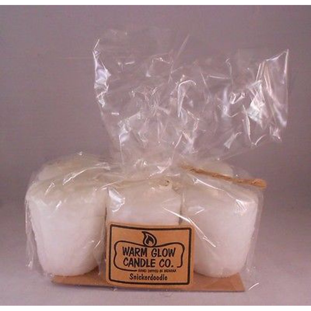 Warm Glow Candle Co. Scented Votive Candle 6Pack SNICKERDOODLE