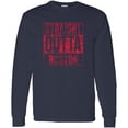 thumbnail image 3 of UGP Campus Apparel Straight Outta Boston Long Sleeve T-Shirt - Large - Navy, 3 of 6