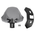 thumbnail image 1 of Adventure Windshield, Adjustable Front Vented Wind Deflector, Clear Hard Coated Wind Shield, Compatible with Ryker 600 900 Rally Sport, Replace OEM 219401032, 1 of 7