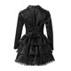 thumbnail image 3 of Blazer de moda para mujer, abrigo cruzado con botones, blusa ajustada, abrigo para mujer, 3 of 3