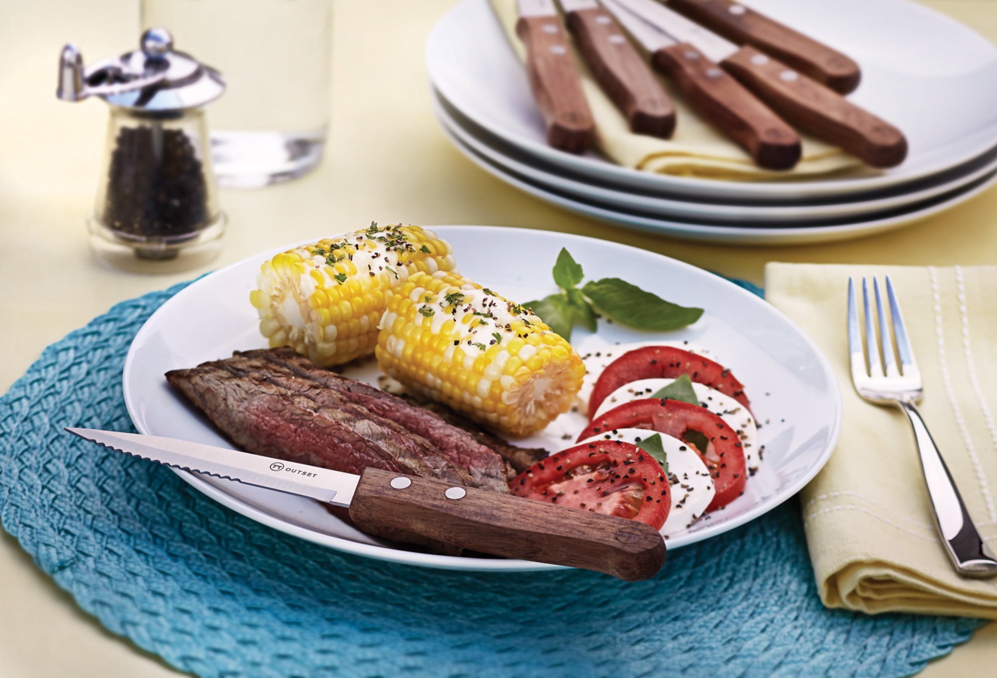 Outset 6 Piece Steak Knife Set Walmart Com Walmart Com
