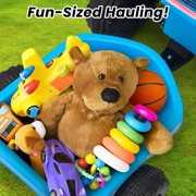 Jaxpety 6V Ride on ATV for Toddlers, Kids 4 wheelers for 18-36 Months, Ride-on Toy with Trailer, Music, Safety Belt
