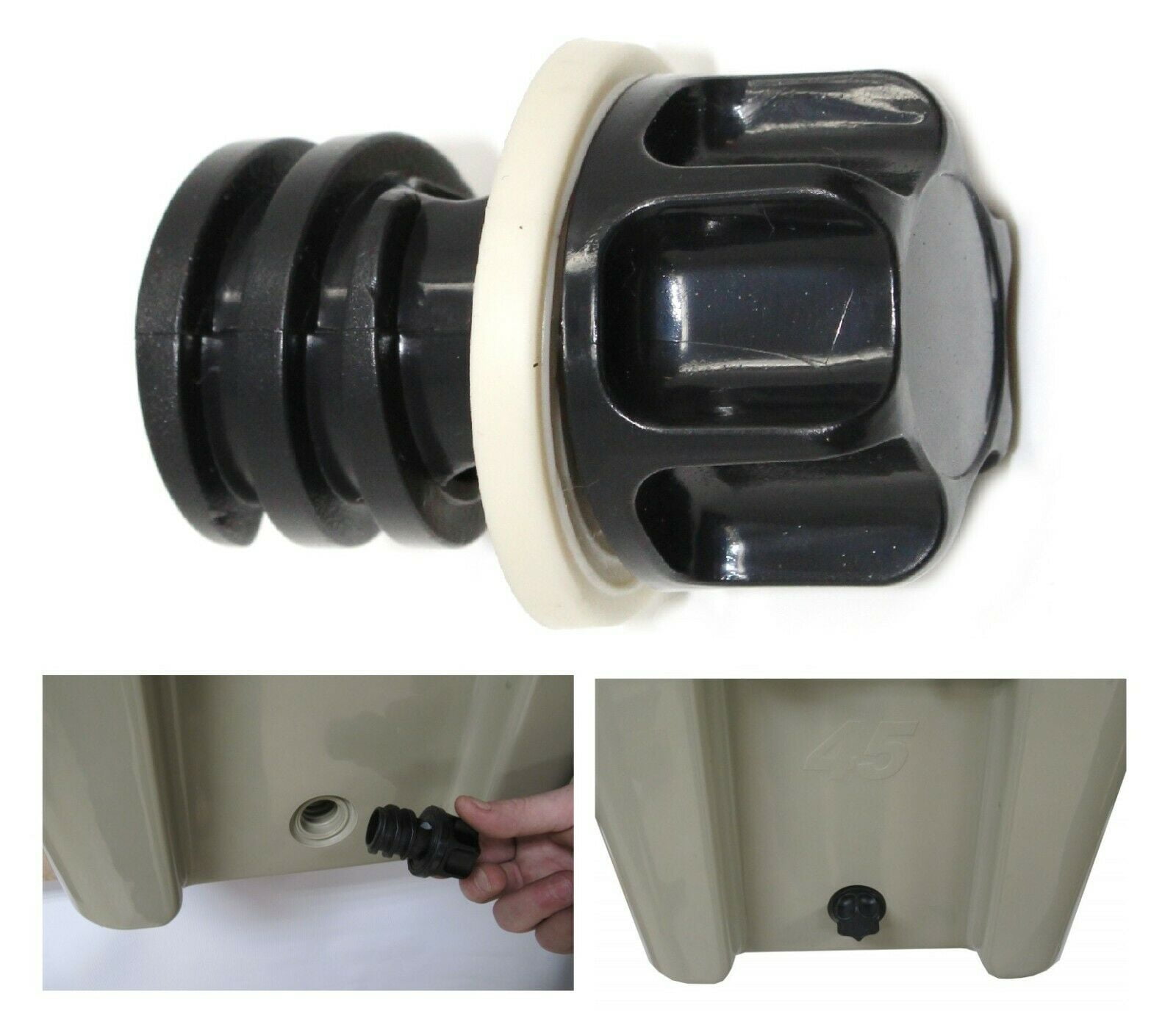 JSP Manufacturing Cooler Drain Plug Gasket Assembly Compatible