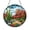 Acrylic 3.5 Inch, variant on Southwest Cactus Scene Window Hanging – Stained Glass Style Decor