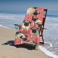 thumbnail image 4 of PHYHOO Lovely Dogs for Adults Kids Microfiber Lightweight Swimming Pool Towels Sand Free Large Oversized Bath Towel 30x60in, 4 of 8