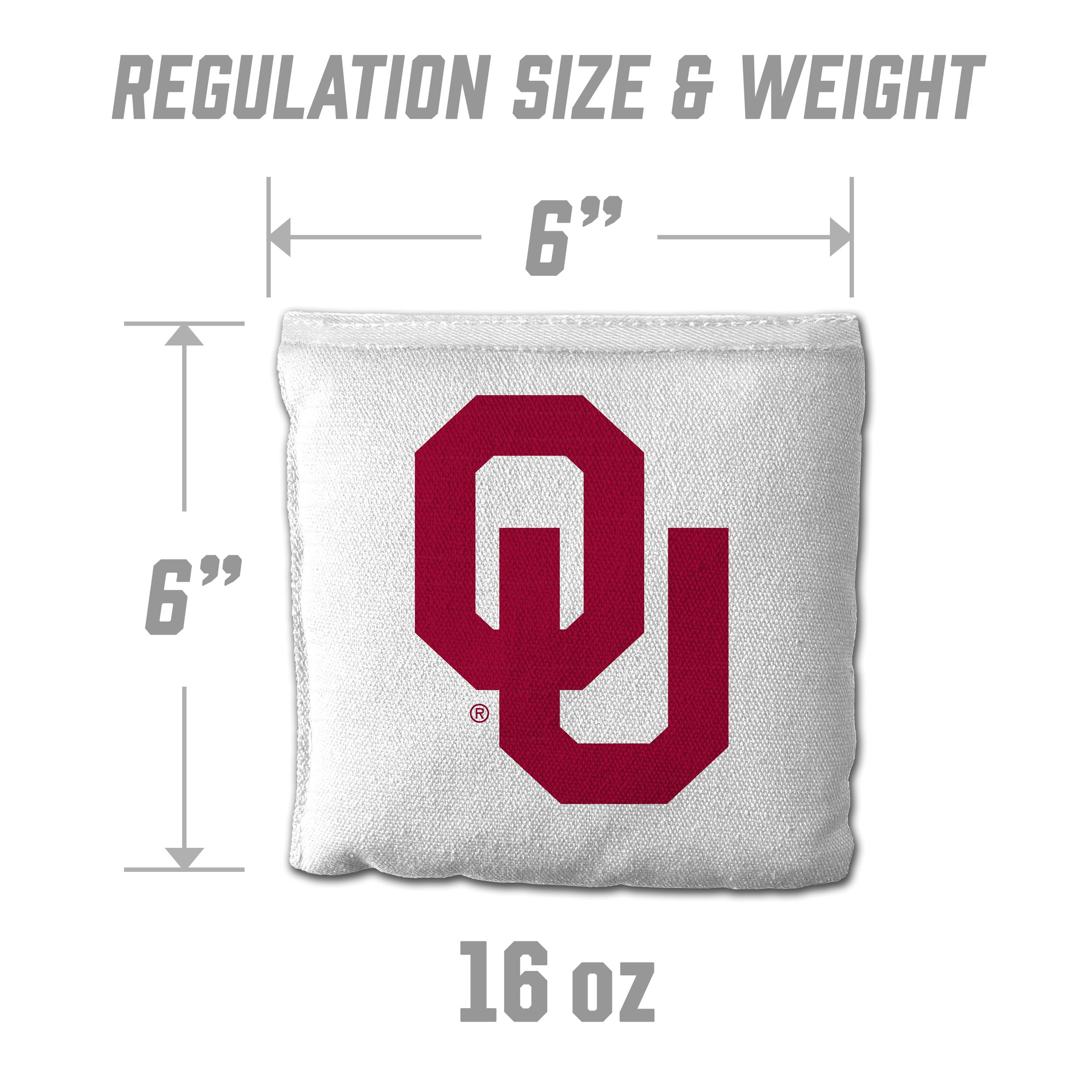 Oklahoma Sooners 8pk Licensed Cornhole Bags