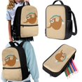 thumbnail image 7 of KUIFORTI Sloth Rainbow Pencil Case Satchel School Bag Large Capacity Lunch Case Tote Bag Backpack Pouch with Zipper Pocket, 7 of 7