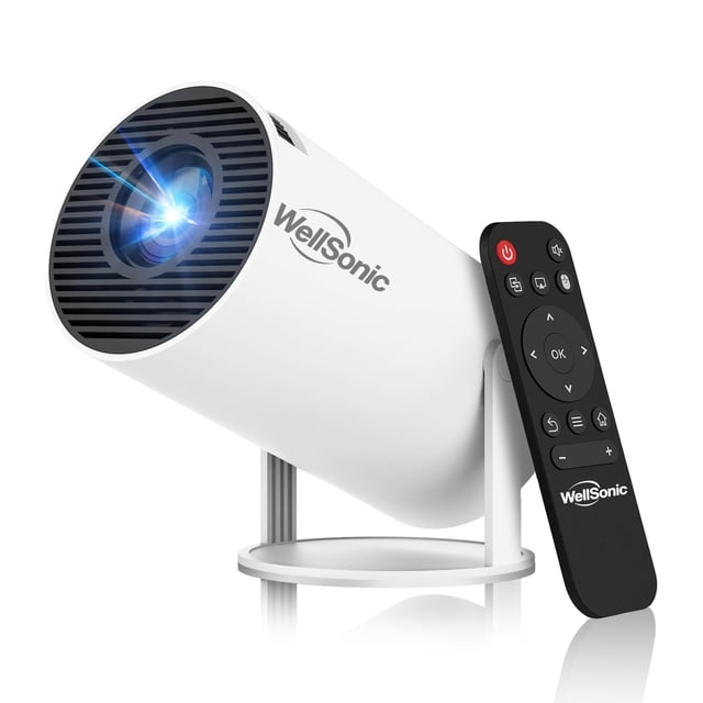 Proyector WellSonic HY 300 PRO+ 720P WiFi 6 Bluetooth 5