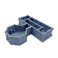 thumbnail image 4 of arctrm Miniature Terrain Maze Miniature Building Terrain Role Playing Game Layout Decor silver, 4 of 10