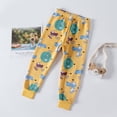 thumbnail image 2 of Pantalones cálidos elásticos para niños, a prueba de viento, de invierno, transpirables, para el hogar, amigables con la piel, gruesos, ropa Prendas para la parte inferior del cuerpo Amarillo 100cm Minnieouse AP013569-08, 2 of 6