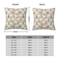thumbnail image 2 of Pofeuu Cute Alpaca Print Double-sided plush pillowcase Square Throw Pillow Covers Pillows Cover for Living Room Bedroom Sofa Couch Cushion Cover（No pillow core）-16"x16", 2 of 7