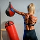 thumbnail image 5 of Bola de velocidad de boxeo Cuero de PU MMA Muay Thai Training Striking yeacher  Bola de velocidad de boxeo, 5 of 6