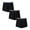 Black, variant on Summer Pajama Pants Women Soft Sleep Shorts Casual Lounge Shorts High Waist Pajama Bottom 3 Pack Multicolor Medium