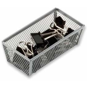 Tidy Living Mesh Storage Tray Steel Mesh Basket Organizer