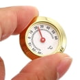 thumbnail image 5 of Uxcell 1.1" Mini Indoor Outdoor Thermometer Round Temperature Monitor Room Gauge, Gold 2 Pack, 5 of 5