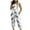 Black, variant on QENGING Womens Pants Jumpsuits Tie-dye Print Overalls with Suspenders Casual Jumpsuit Yellow 2XL on Clearance