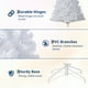 thumbnail image 5 of Yeshouse Árboles de Navidad pre-iluminados de 4.5/6/7.5 pies, árbol de Navidad Artificial blanco con ledes blancos cálidos y puntas de rama, Base de Metal plegable, 5 of 9