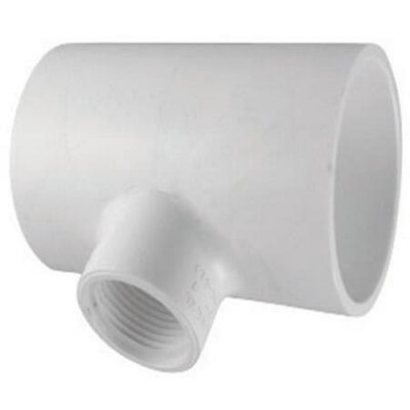 

Charlotte Pipe Schedule 40 1 in. Slip X 3/4 in. D Slip PVC Reducing Tee