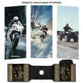 thumbnail image 6 of Uorisanigo ATV Tank-Top Saddle Bag - Waterproof Motorcycle Tank Bag - Aztec Mountain Bear Snowmobile UTV Motorcycle Tank Top Bags for Yamaha Suzuki Kawasaki Harley, 6 of 7