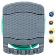 thumbnail image 1 of vidaXL Wall Mounted Hose Reel with Hose Plastic Anthracite, 1 of 3