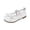 White, variant on Gyujnb Toddler Girls Daisy Mesh Ballet Flats Bow Elastic Strap Breathable Soft Sole for Summer Dance & Casual Wear,2-2.5 Years