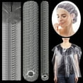thumbnail image 4 of 100PCS Hair Salon Cape Disposable Barber Cape with 100 Bath Cap & 100 Ear Cover, 4 of 10