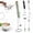Green, variant on QOPR Handheld Electric Milk Frother, Rechargeable Frother Handheld with 2 Whisk Attachments, Matcha Whisk and Drink Mixer for Coffee, Latte, Cappuccino,Green