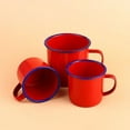 thumbnail image 4 of TidBay Ceramic Coffee Mug Handmade Tea Cup with Handle Retro Solid Color Water Cup Large Capacity Tumbler Travel Cups for Outdoor Activities, 4 of 8