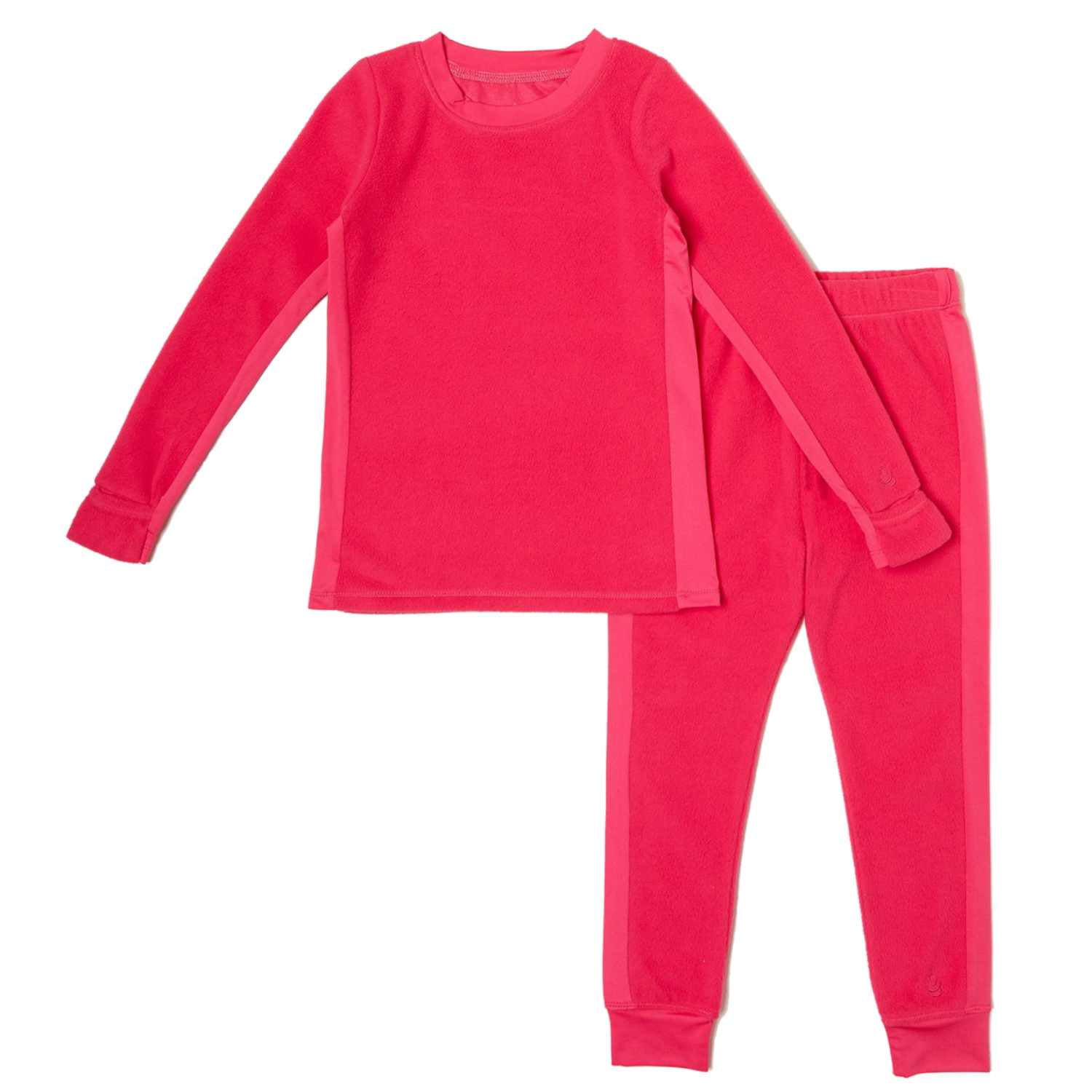 ClimateRight by Cuddl Duds Cuddl Duds Chill Chasers Girls Pink Fleece