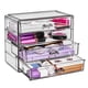 thumbnail image 1 of Sorbus Organizador de maquillaje – Organizador de maquillaje acrílico de 4 cajones y almacenamiento para cosméticos, joyas, suministros de belleza, organizador de maquillaje transparente para tocador,, 1 of 3
