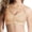 Z-645Beige, variant on ZHOGXU Womens Bra Front Close Solid Color Wireless Seamless Push Up Breathable Comfortable Soft Bralette For Everday Wear