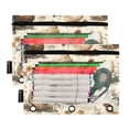 thumbnail image 4 of 2 Pack Flip Folders with Clear PVC Window Binder Pouches 3-Ring Binder Organizer for Office & Home Various Poses Chickens Pattern, 4 of 6