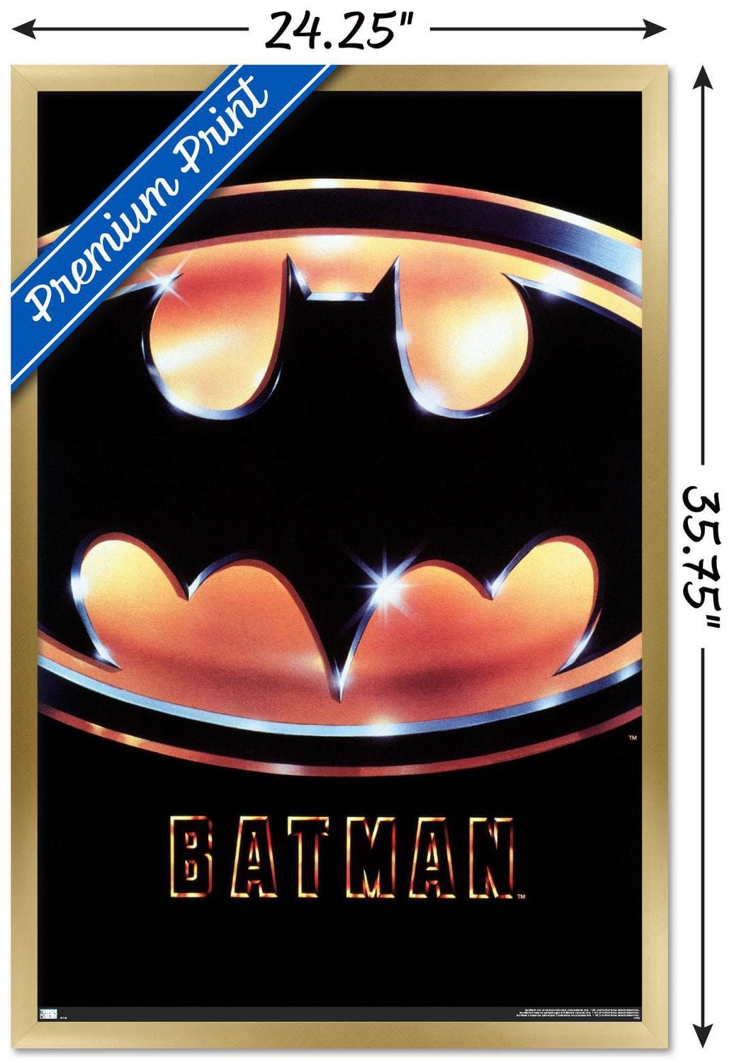 DC Comics Movie Batman (1989) - Logo One Sheet Wall Poster