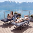 thumbnail image 6 of Fenbeli 2 Pack Camping Cot with Mattress Heavy Duty Folding Cot Bed for Adults, Black and Gray, 6 of 8