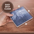 thumbnail image 7 of 3drose, Blue and White Dinosaur Ii, Set of 4 Ceramic Tile Coasters, 7 of 7