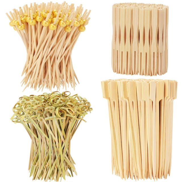 Kit de palillos para cóctel Vicuna R de bambú, 500 piezas