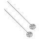 thumbnail image 5 of cupcake picks toppers Rhinestone Cupcake Picks Toppers Cumpleaños Wedding Party Cake Decor Silver Magideal cupcake picks toppers, 5 of 7