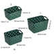 thumbnail image 4 of Wosthever Maximice el espacio con estas cestas de almacenamiento duraderas debajo de los estantes Caja de almacenamiento organizadora de Almacenamiento y organización del hogar Verde Nórdico pequeño, 4 of 6