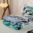 thumbnail image 5 of Manfei Kawaii Camper Zipper Full Size Comforter Sets with Fitted Sheet and 2 Pillowcases,Cute Adventure Car Zipper Bedding Set,Light Blue White,Reversible, 5 of 7
